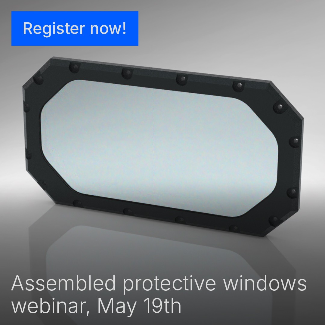 SCHOTT_AG's tweet photo. Mission‑ready optics demand reliable protection. Explore our Assembled Protective Windows made in the USA to safeguard critical optical &amp; electro‑optical systems in the harshest environments.

Register for our upcoming webinar, May 19 | 2:00 PM EDT: https://t.co/x80bE6csYb https://t.co/M0jUQAoFCx