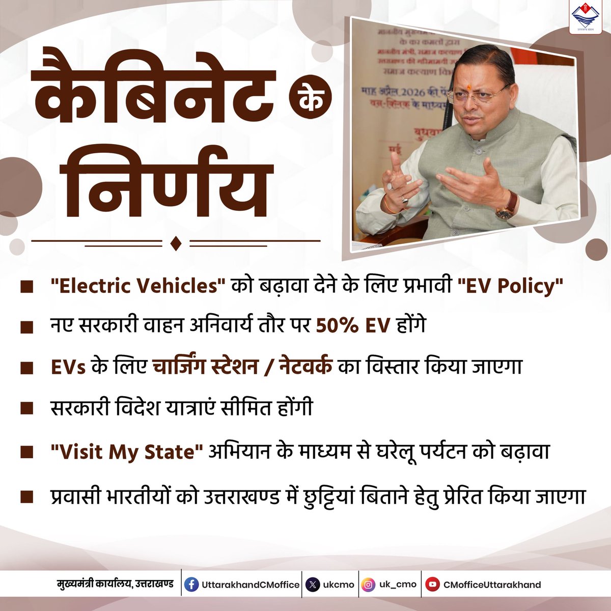 CM Office Uttarakhand tweet media