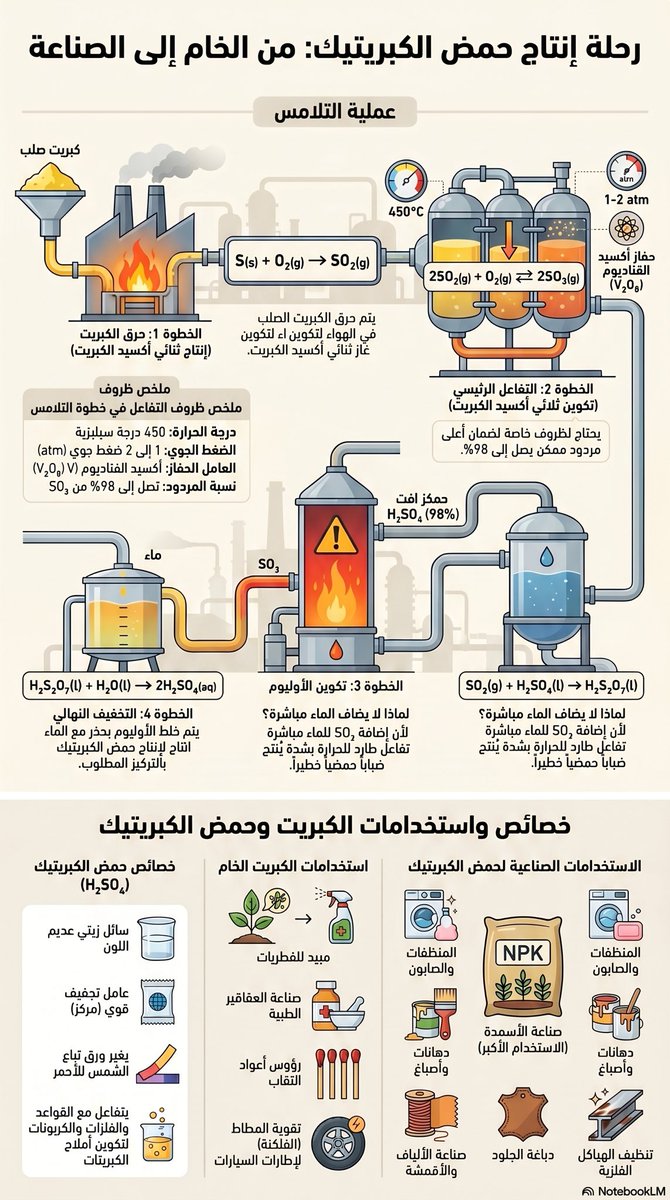 20_agi's tweet photo. ملخص لجزئية تصنيع حمض الكبريتيك لدرس العمليات الصناعية للصف العاشر 🧬 https://t.co/FpJnz7QHlP