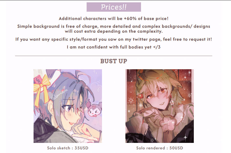 somskies's tweet photo. rts appreciated

Hello! I'm opening five cm slots!   

details here : https://t.co/g7nm6NIqjw 
f♡rms : https://t.co/1Z3Lig0FXf https://t.co/EKGkWVLGPX