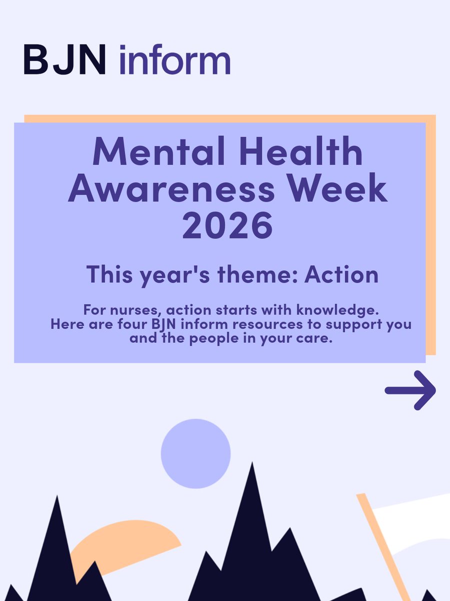 BJNinform's tweet photo. It's #MentalHealthAwarenessWeek, and we have a collection of articles to support you this week and beyond. 👇

Small actions add up. Start with the right knowledge.

#NursingWellbeing #CPD #BJNinform https://t.co/KH8Fk64a3H