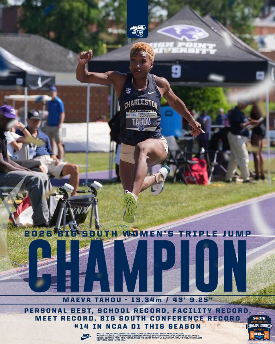 Charleston Southern XC/T&F tweet media