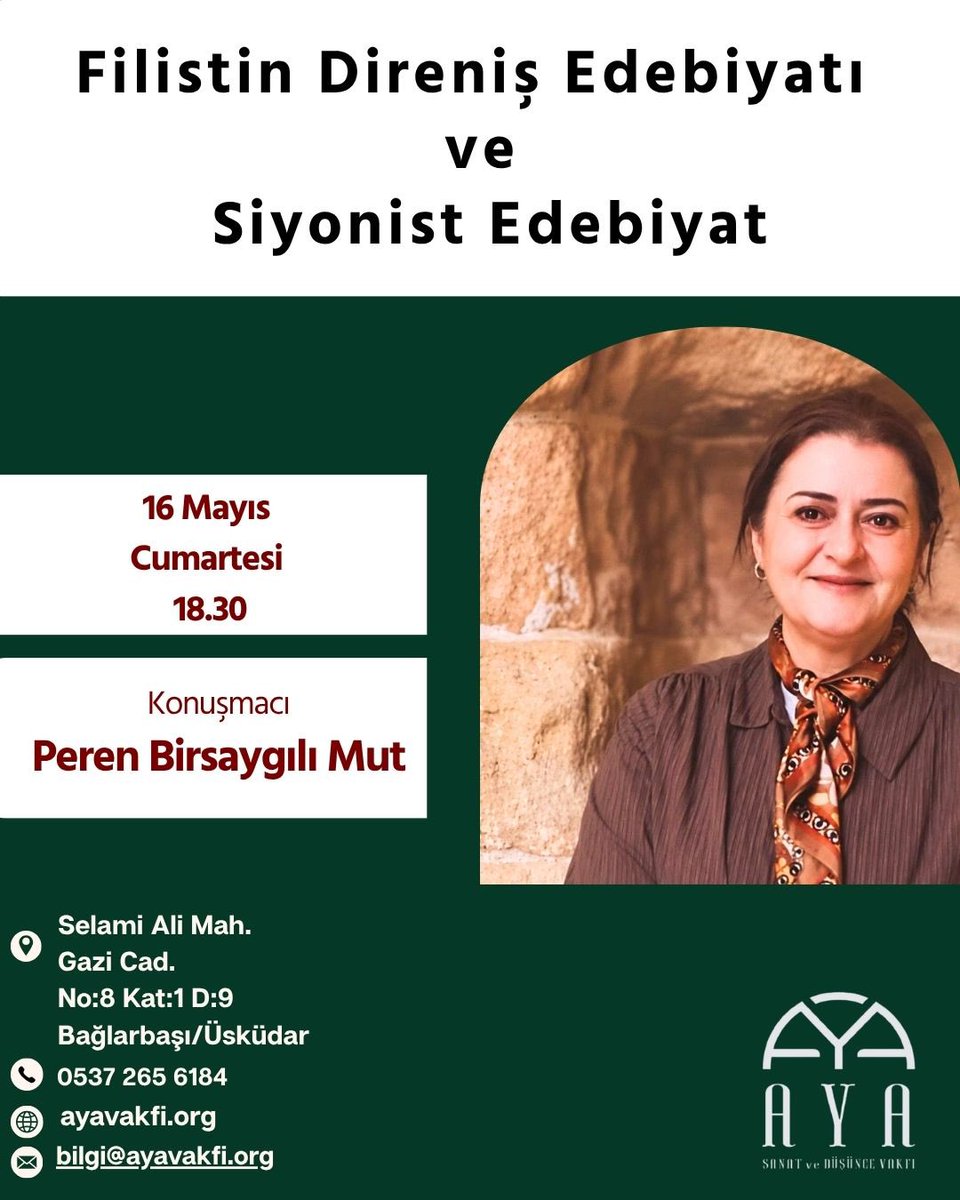 AYA Sanat ve Düşünce Vakfı tweet media