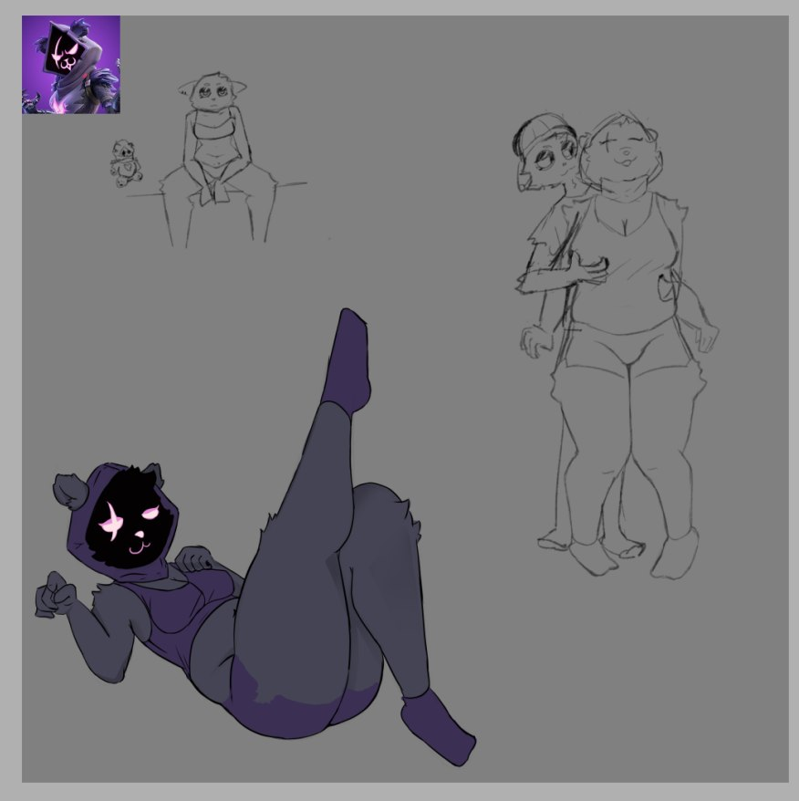 noisyfucks's tweet photo. olf ass drawing of rtl and meowskulls 
#fortniteart https://t.co/39al6l3RLU