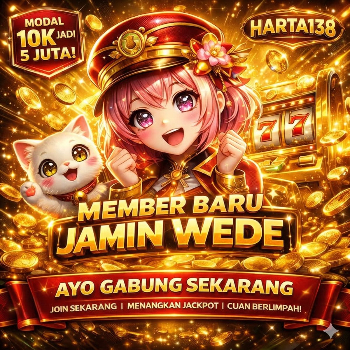 uchigisy's tweet photo. 🔥 SLOT GACOR HARI INI 🔥
🤑 HARTA138🤑 Pola gacor yang selalu on point!
🔥 LINK SLOT GACOR HARI INI
🔗 Situs Gacor : https://t.co/URrdKgTFan https://t.co/37n4jN6ZCz