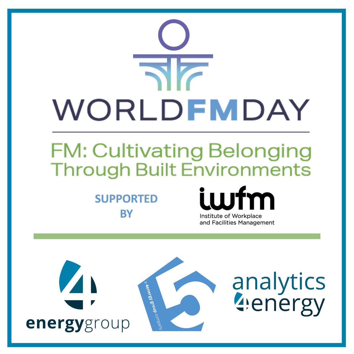 analytics4energ's tweet photo. World FM Day 2026 🌍Smarter buildings rely on good data, intelligent systems and skilled FM teams.4energy group, System Five and analytics4energy are proud to support better building performance through BEMS, visibility and actionable insight.

#WorldFMDay #BEMS #EnergyEfficiency https://t.co/1BOE3j27mi