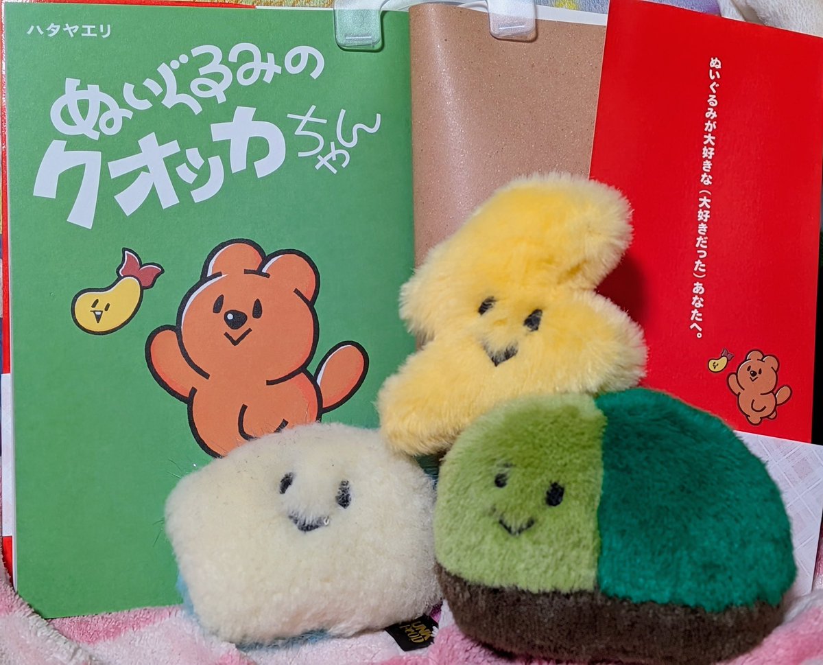 クオッカちゃんの単行本📕 #ぬいぐるみのクオッカちゃん GETしたよ