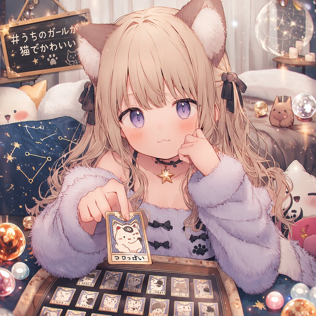 Midnightは猫が好きཐི♡⃘ཋྀ★タロット 余談ですが、猫をモチーフにした猫だらけのタロットカードは世に存在し