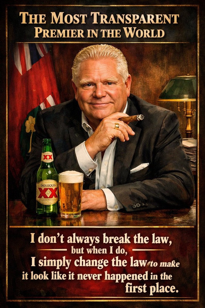 cregs63's tweet photo. @VictorFedeli How would Ontarians know what your mandate is? @fordnation  The most corrupt, nontransparent government ever!! https://t.co/YW8A007v3m