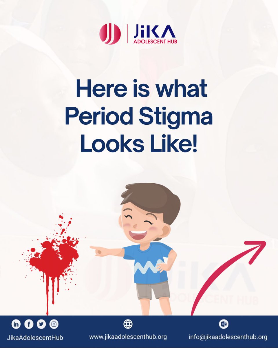 JAdolescentHub's tweet photo. Menstruation is natural and should not be treated as something shameful, dirty, or inappropriate to talk about openly.

#menstrualhealthawarenessmonth
#endperiodstigma
#jikaadolescenthub
#menstrualhealthmatters
#periodeducation https://t.co/X82fc1N2M7