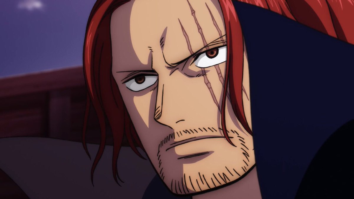 シャンクス オールフェイス ガシャ 缶バッジ 名シーン 横顔 RED ONE PIECE FILM REDでの最後のシーンのシャンクス、まさか画角を合わせ