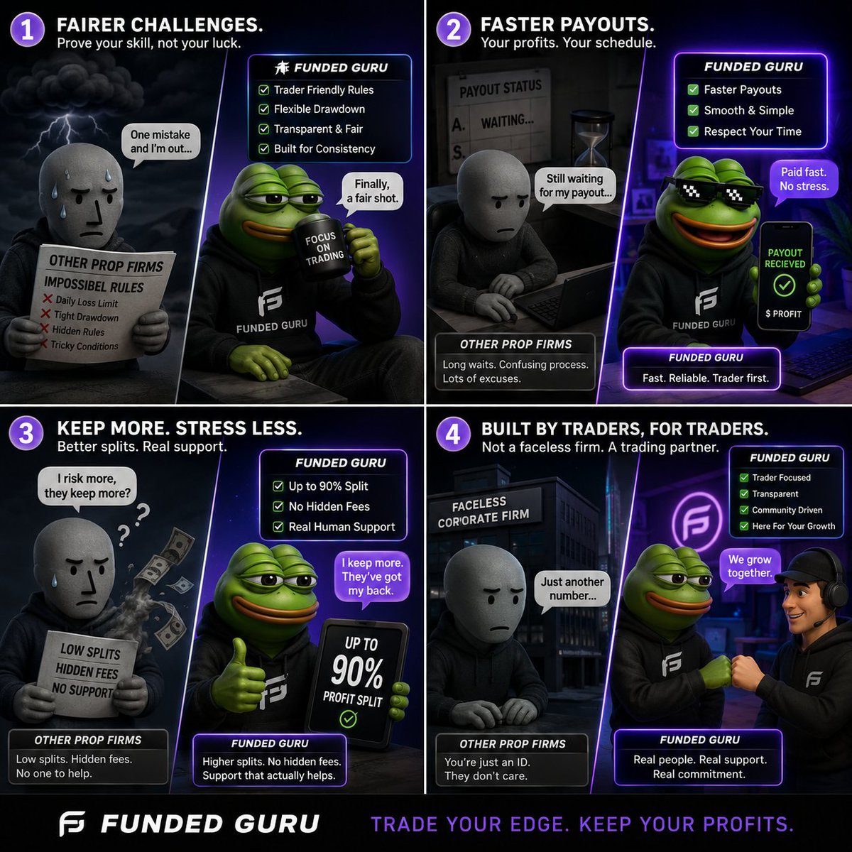 Chidiweb's tweet photo. My Entry for @Funded_Guru meme contest.

Trading is hard, but @Funded_Guru makes it seamless and more rewarding. https://t.co/IVmS6BApSz