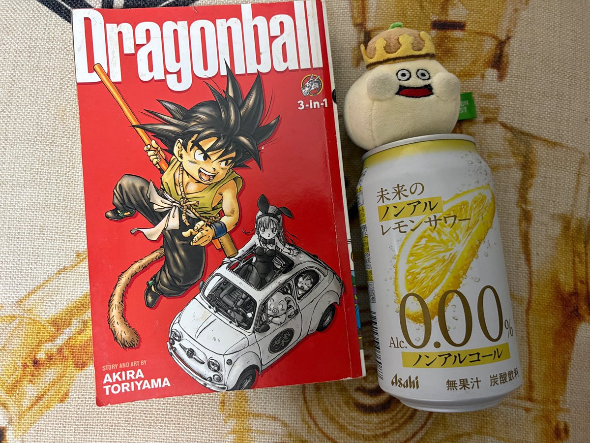 ふぅ😅今夜はドラゴンボール🐉英語版また読んでみたくなり、夜読書