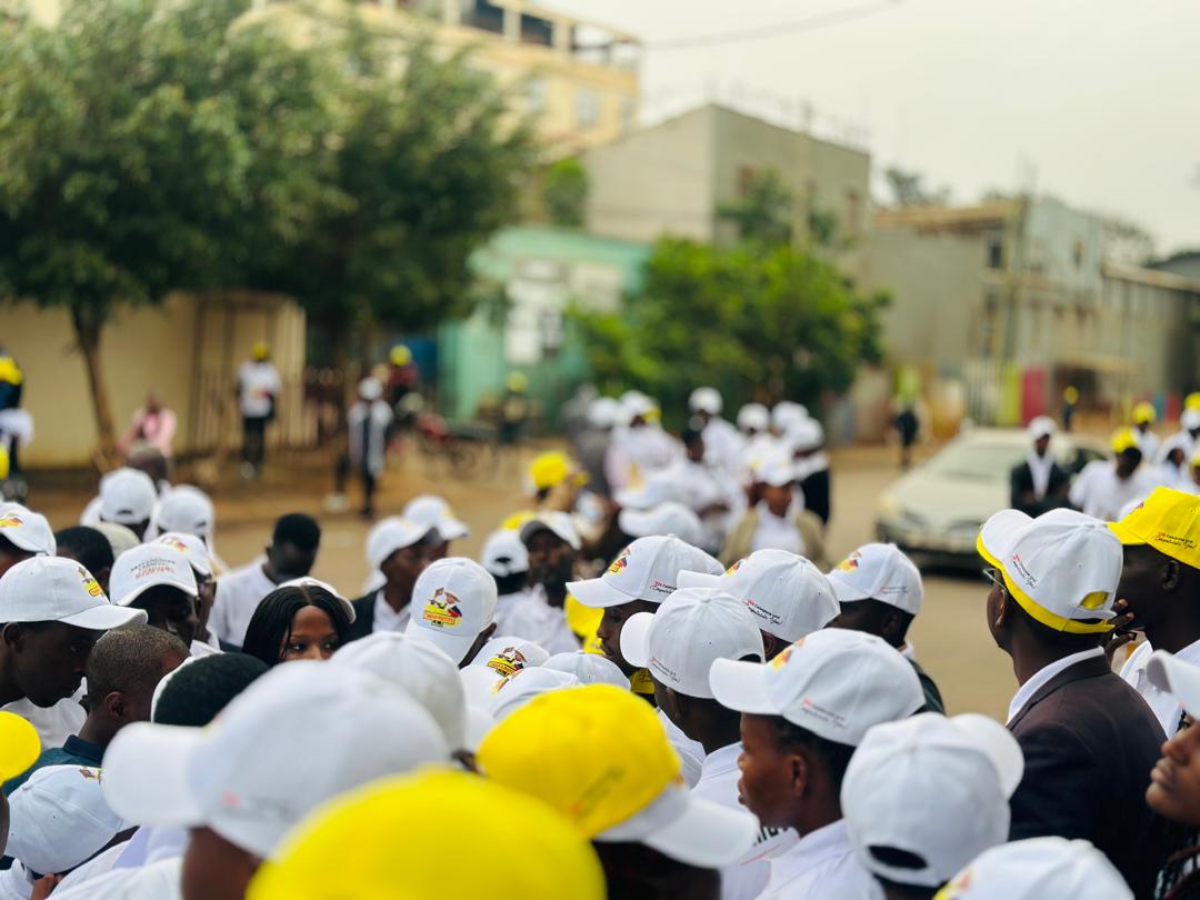 KNsamuye's tweet photo. Yesterday White π€ spread all over kololo only to celebrate π₯³ and witness the swearing ceremony of H.E @KagutaMuseveni
We are proud to say that we indeed Voted, fully supported and Mobilised votes for our President elect 2026-2031.
#CongratulationsM7
#TwaramutoyeNone https://t.co/9RrgEJxnQZ