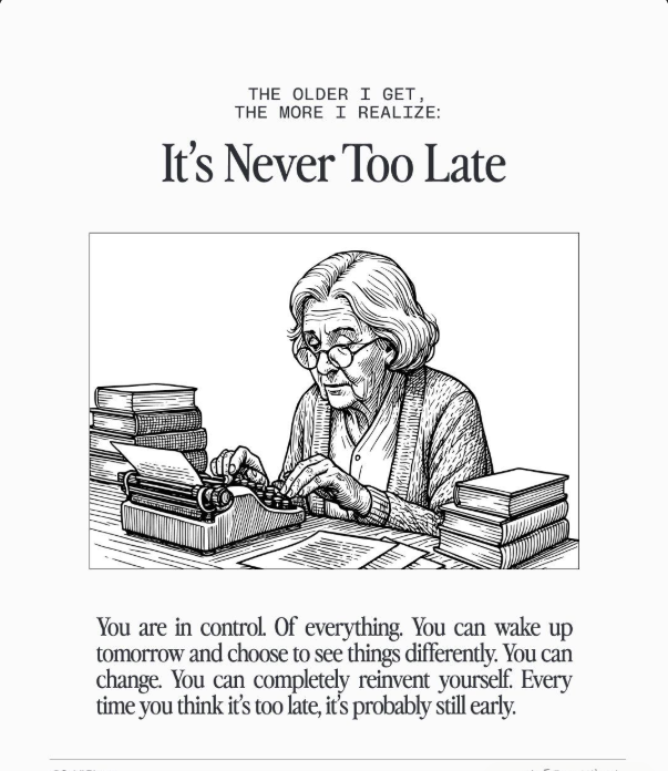 SuccessBluePrtX's tweet photo. It's never too late https://t.co/hLePhgBgzo