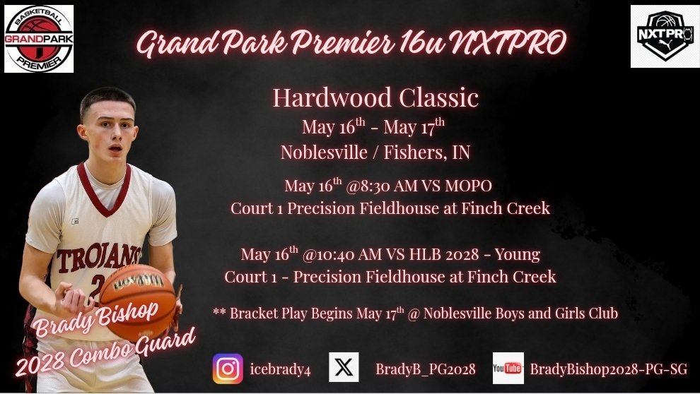 BradyB_PG2028's tweet photo. Excited to get back on the court this weekend! @GradyMajors @adam_hussman @NxtProHoops @mosesk225 @GPPbasketball @HankampScott @BRamseyKSR @pwooley03 @JB_Ricks @Dominique_CSI @RL_Hoops @ZT17Hoops @PrepHoopsIN @TommyCarroll23 @SunilSportsNews @LGreenwellHoops @CoachSteeleMU @CoachJRichman @Jared_Jauch @coachnapper @Uorangemen2 @KamreinStreet @CoachMcCollum @masonhankins15  @Coach_Brum @1stnameEvans @CoachJakeNerney @_mitchellwilson @Jackson_McLaugh @AleksandrAbrams @EzhScouting