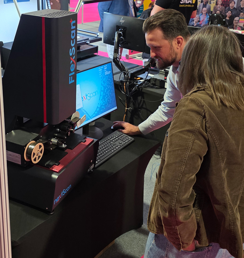 nextscan's tweet photo. We’re live at #MuseumHeritageShow in London! 
Swing by J2 to meet Marshall Breish &amp; Duncan Moule and dive into the latest in microfilm scanning. https://t.co/7pO1T3egoE