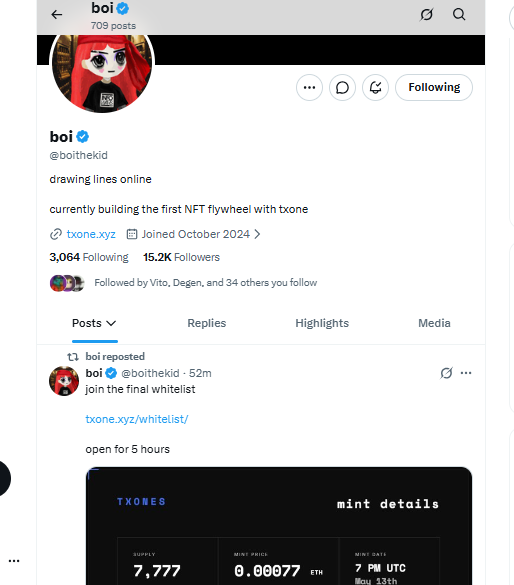 1houssain3's tweet photo. Txone keeps building with a strong creative identity and loyal community support 🎨
Final whitelist spots disappearing fast, and the NFT flywheel concept definitely makes this project stand out lately. 🚀@boithekid
#Txone #NFT #Web3 #ETH #NFTCommunity #Crypto https://t.co/AwJkIF2kUr