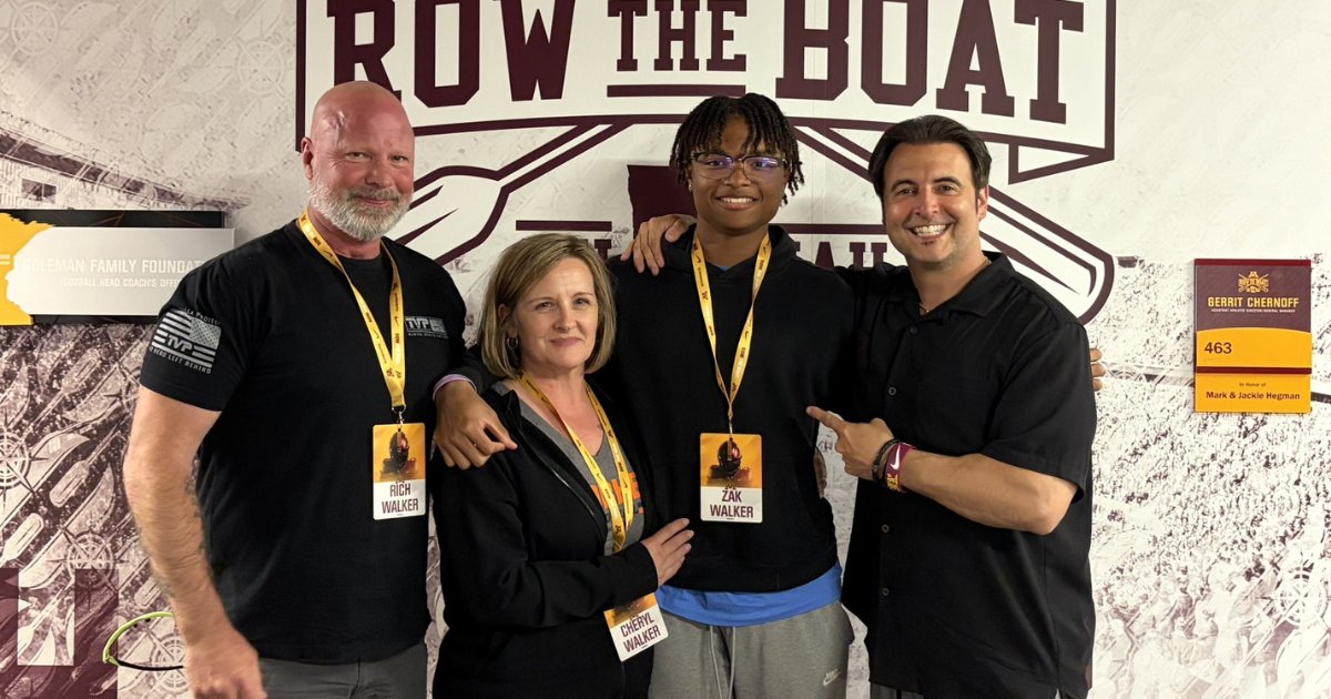MinnesotaOn3's tweet photo. After landing QB Jett Feeney, RB Taye Reich, and WR David Mack earlier this spring, the Gophers have added a fourth Moorhead Spud standout to their 2027 recruiting class. 

This time in the form of cornerback Zak Walker. 

STORY: https://t.co/IFH5c3uo4Y https://t.co/Vyr6cu47nT
