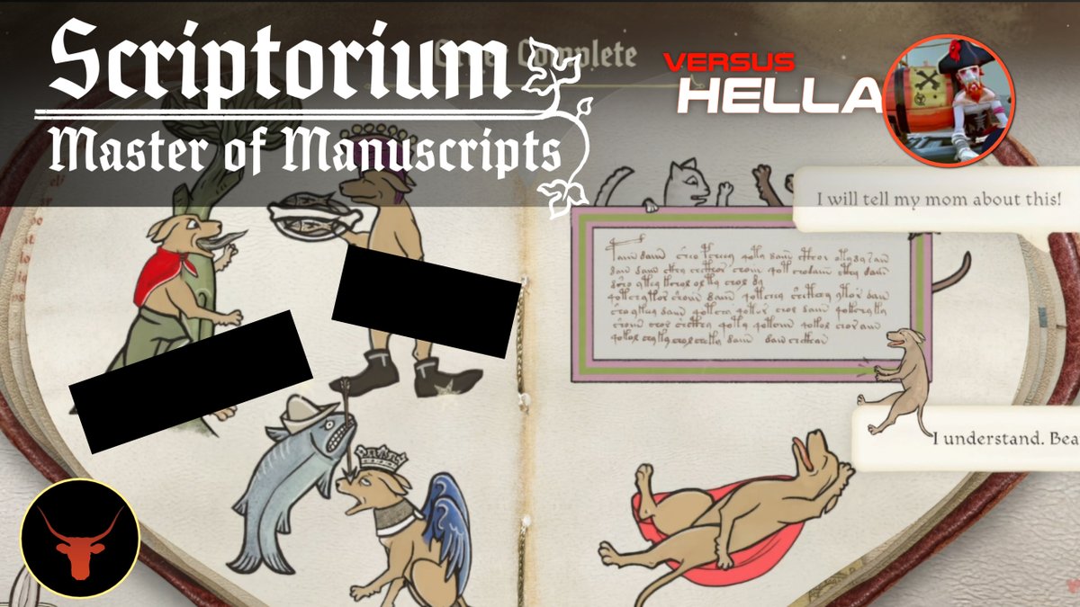 bkp_sgng's tweet photo. Hello folks, since I last sent note, 2 other episodes of @YazaGames #Scriptorium🪶 vs the Mind of Hella is released on my channel. Check them out here:

https://t.co/w4y9410Sr9
https://t.co/KIrKX5UvRt

#Gaming #Youtubegaming https://t.co/bJMrgQ9hfn