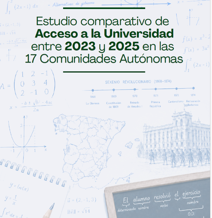 _escueladetodos's tweet photo. ¿Es igual de difícil sacar la misma nota en la PAU según la comunidad autónoma?
Escuela de Todos ha comparando las pruebas de 2023 y 2025 en las 17 CCAA y la respuesta es NO.

Y las diferencias son enormes. https://t.co/xgWWpVCSnk