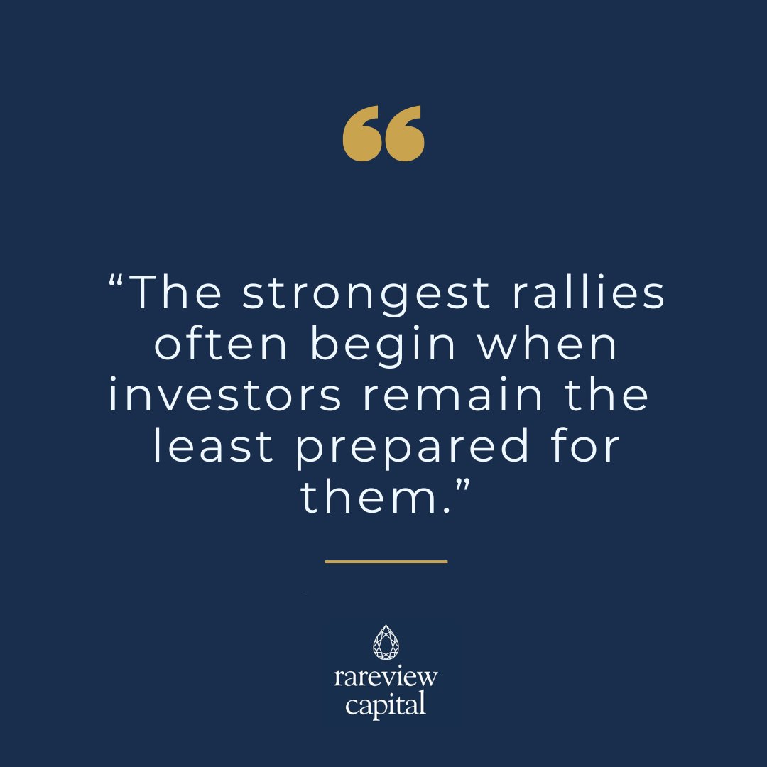 rareviewcapital's tweet photo. The biggest rallies rarely begin with conviction.

They begin when investors remain under-positioned while fundamentals continue improving underneath the surface.

At some point, underexposure itself becomes fuel for higher prices.

➡️ Follow @rareviewcapital for ongoing macro and portfolio insights.

#Markets #Investing #MacroStrategy