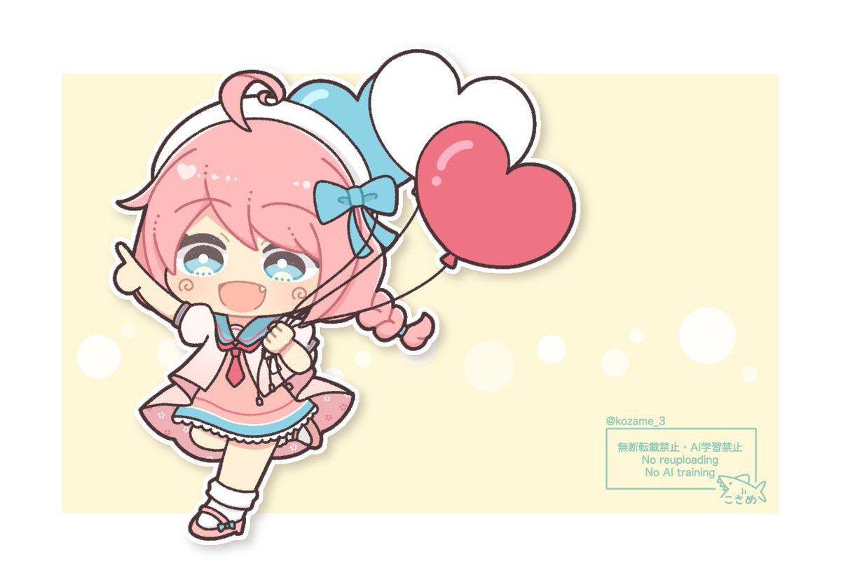 神！！天才！！！ありがと！！！(*>З<)💕ﾌﾞﾁｭｩ 元気満点なのが伝わる
