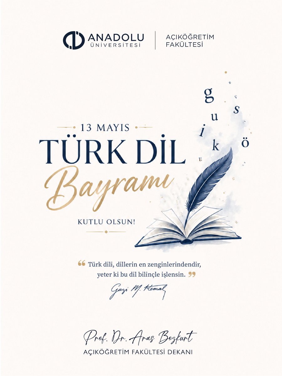 Anadolu Üniversitesi Açıköğretim Fakültesi tweet media