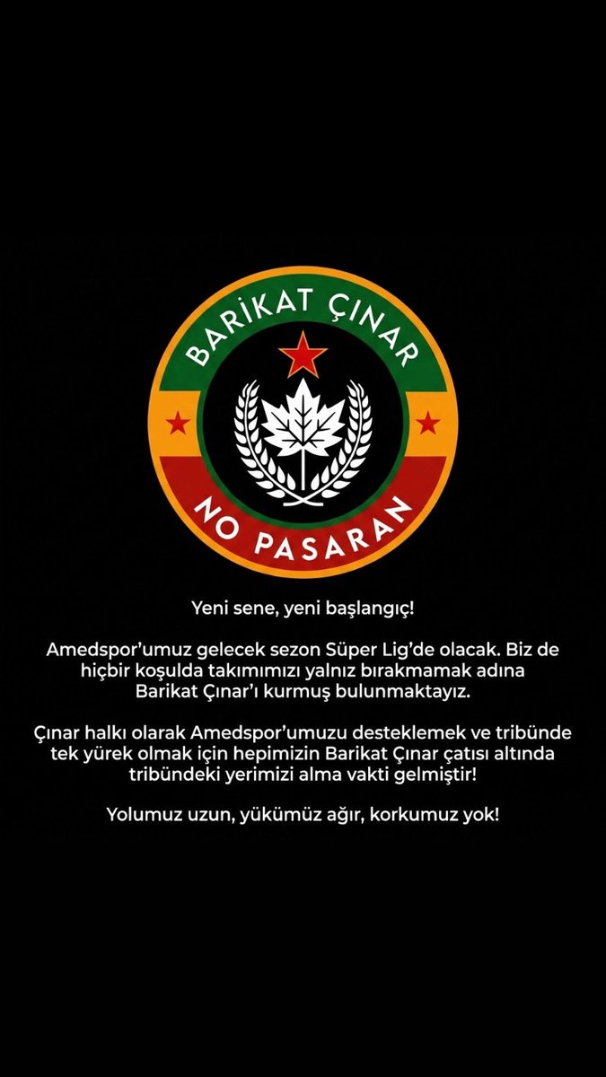 barikatcinar's tweet photo. AMEDSPOR BARİKAT ÇINAR https://t.co/L4CzI9HWu2