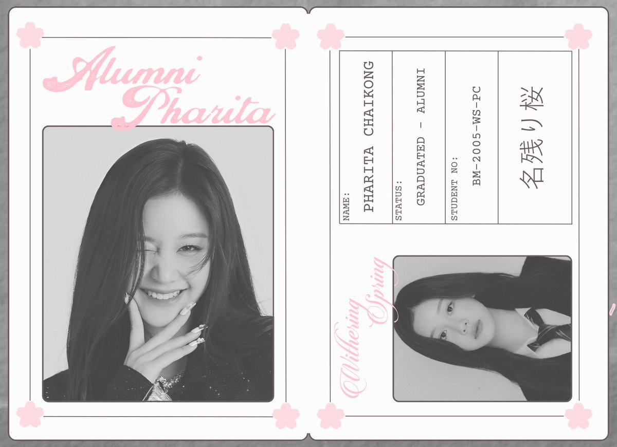 icxarus's tweet photo. 𝗦𝗘𝗘 𝗬𝗢𝗨 𝗡𝗘𝗫𝗧 𝗥𝗘𝗨𝗡𝗜𝗢𝗡ⵑ

And now, we part our ways after reliving the youth. The lingering cherry blossom has withered but I, Pharita, kept the blossoming youth close to my heart. With pink petals flying towards blue sky, let’s meet again next year. ❀.࿔ https://t.co/Aaauy82Nfj