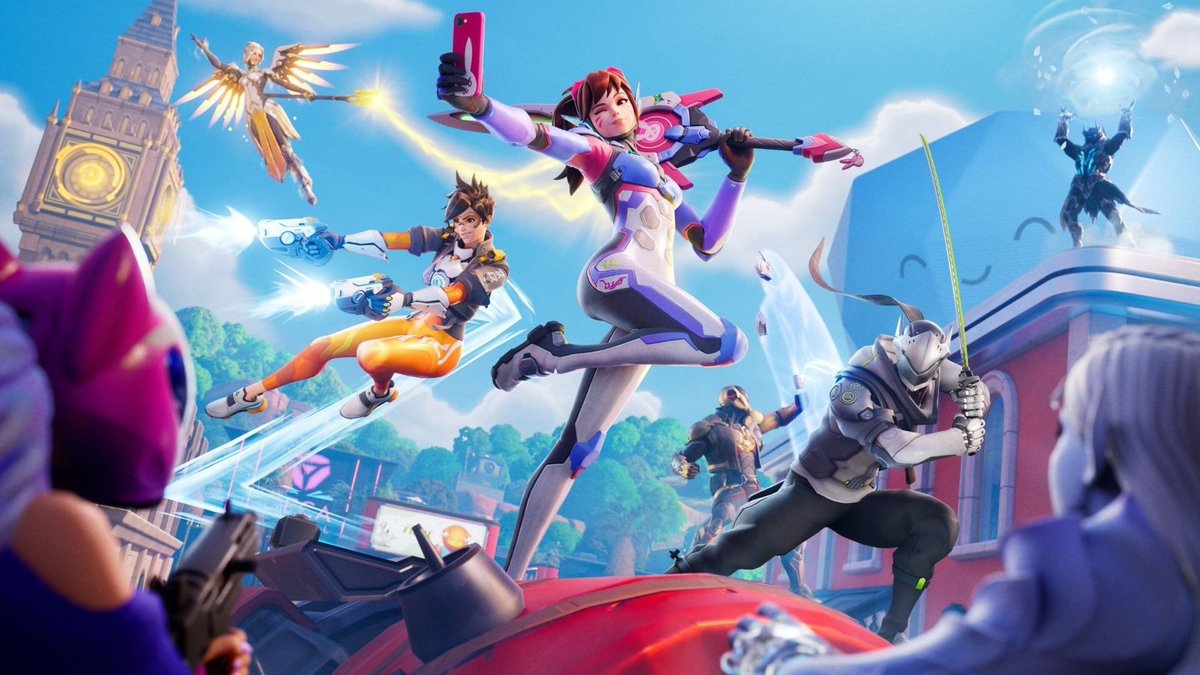 FortniteJPNews's tweet photo. #フォートナイト X オーバーウォッチ コラボキーアートが公開！

今回のコラボではhttps://t.co/gG4PjsW5PN、ゲンジ、トレーサー、マーシーがフォートナイトに参戦します！ https://t.co/M60dg2Cx4m