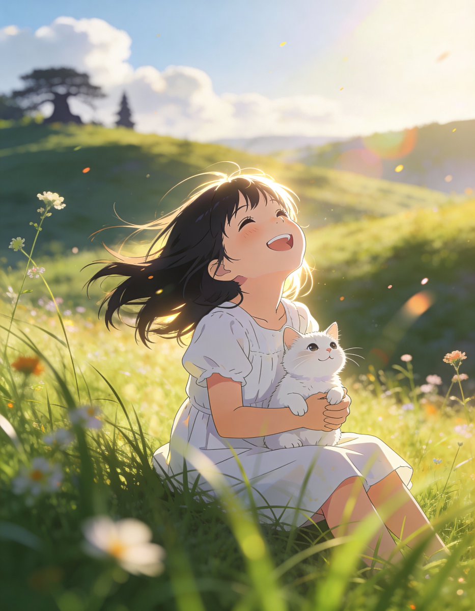 君の楽しそうな声が、風に乗って遠くまで飛んでいく。