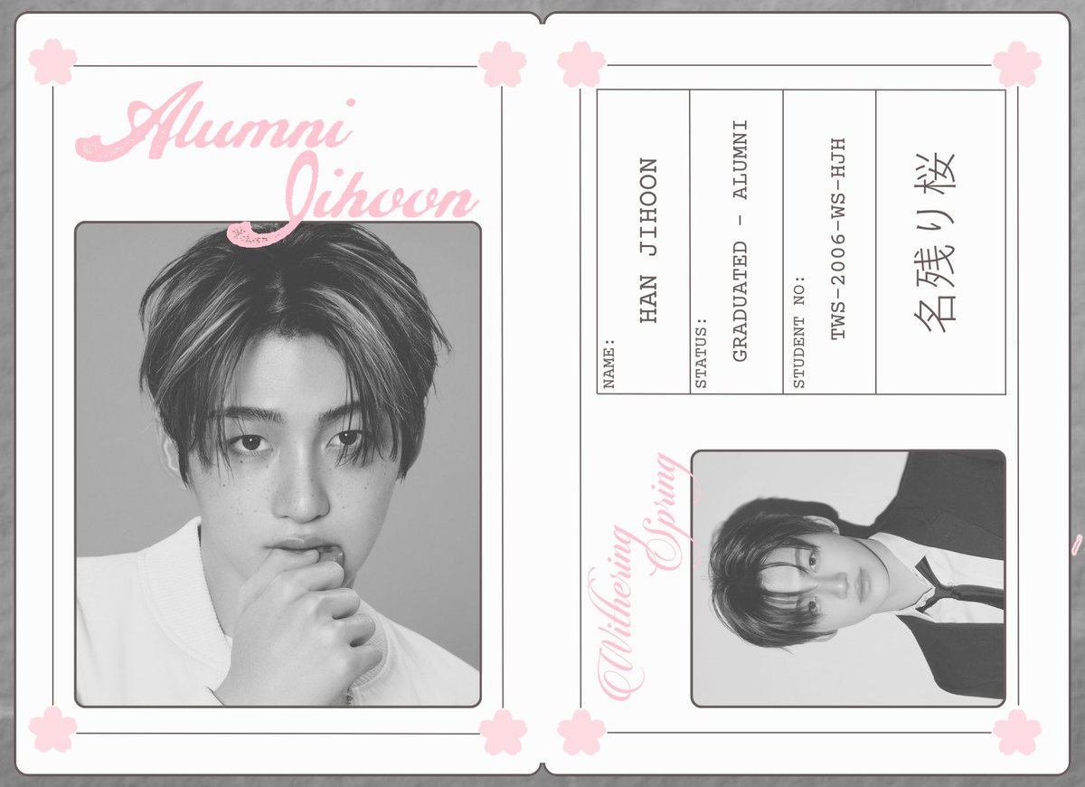 backtustrangers's tweet photo. 𝗦𝗘𝗘 𝗬𝗢𝗨 𝗡𝗘𝗫𝗧 𝗥𝗘𝗨𝗡𝗜𝗢𝗡ⵑ

And now, we part our ways after reliving the youth. The lingering cherry blossom has withered but I, Haji Jihoon, kept the blossoming youth close to my heart. With pink petals flying towards blue sky, let’s meet again next year. ❀.࿔ https://t.co/253u40snST