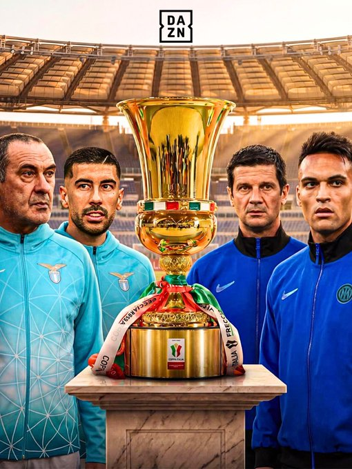 كأس واحد وعملاقان على موعد مع المعركة! لاتسيو ضد إنتر ميلان في نهائي الكأس الإيطالية ليلة تبدو وكأنها فيلم كروي من الطراز الرفيع 