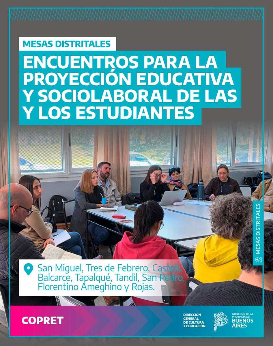 copretBAok's tweet photo. ➡️En San Miguel, Tres de Febrero, Castelli, Balcarce, Tapalqué, Tandil, San Pedro, Florentino Ameghino y Rojas se reunieron las mesas distritales. 
                 https://t.co/fjZZz7OrZ3 https://t.co/K2iOb3XE2v