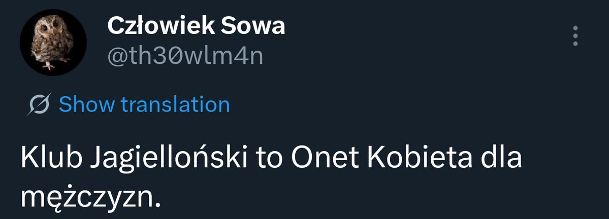 Człowiek Sowa tweet media