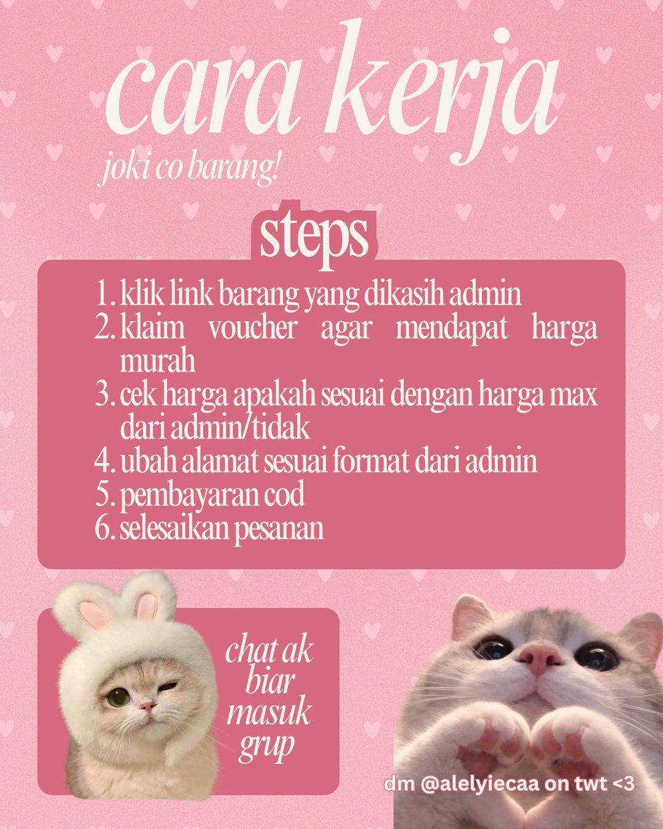 alelyiecaa cek pinned freelance joki co tweet media