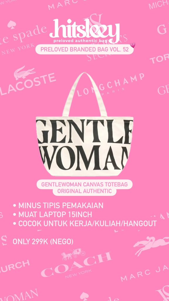 WTS totebag branded ori authentic dm 🎀 tweet media