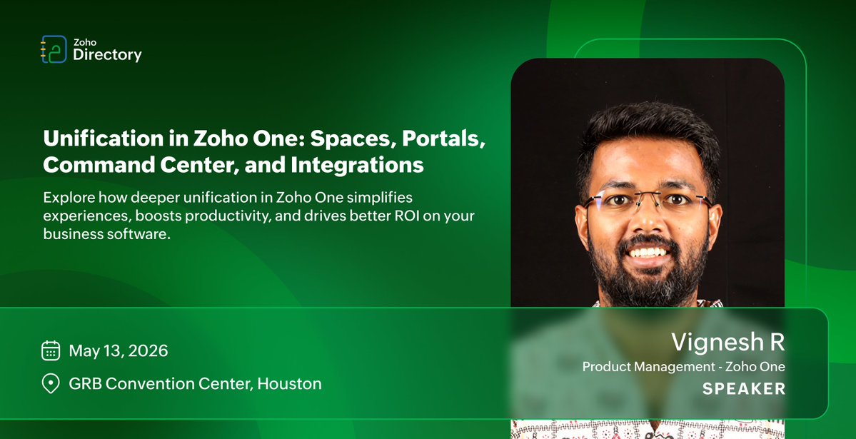 Zoho Directory tweet media