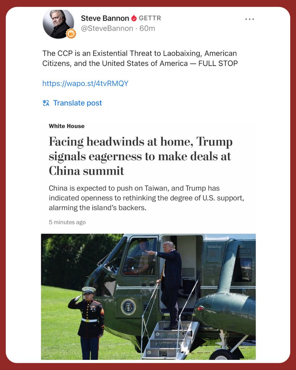 Bannon’s WarRoom tweet media