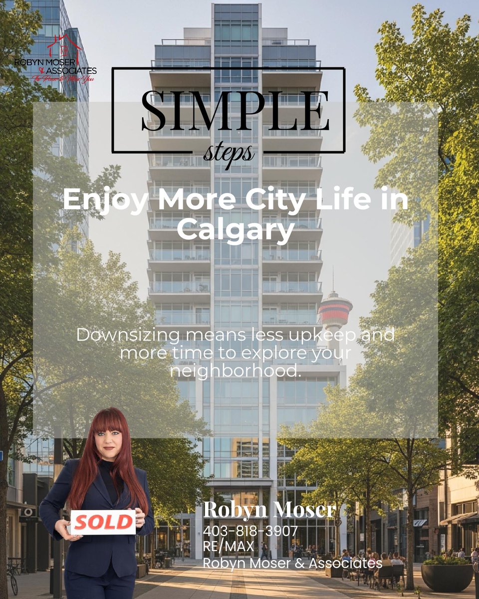RobynMoser's tweet photo. Downsizing in Calgary’s established neighborhoods means less time on upkeep and more for city life, think walkable shops, parks, and local culture. 🏡✨

What would you do with the extra freedom? https://t.co/9seOAGmhCE