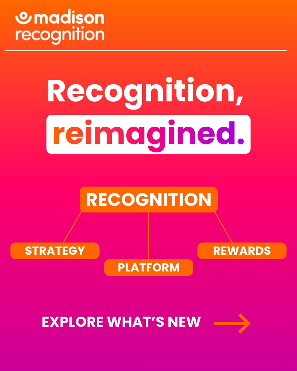 m_recognition's tweet photo. Recognition, reimagined. 

The new Madison Recognition site is live — built to show how modern recognition drives real business results. 

Explore what’s new:
https://t.co/T3iKCRsICK

#EmployeeRecognition #Engagement #HRTech #Madison https://t.co/PxtohSxgbk