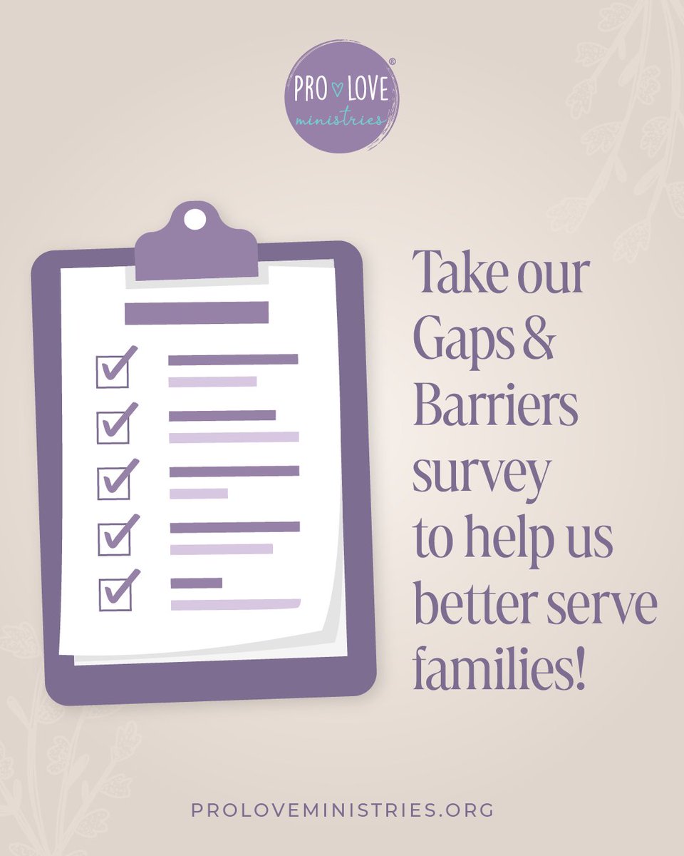 ProLoveMinistry's tweet photo. We want to hear from YOU to help us serve our @loveline.hotline families well! Help us identify the gaps and barriers that make choosing life difficult.​
​
Take our quick survey and submit your responses here: (link in bio) https://t.co/7Wv0g9Xt9m https://t.co/74MIhcwB19