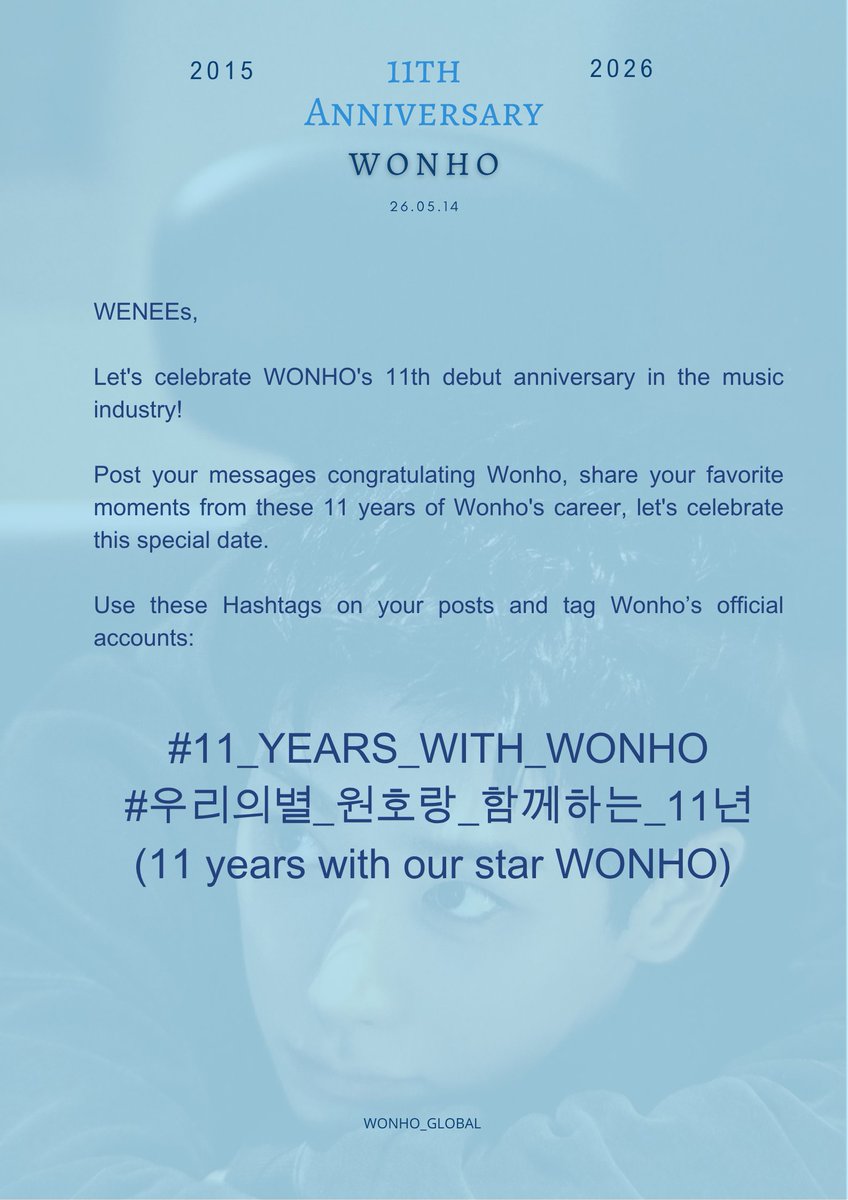 WONHO GLOBAL FANBASE tweet media