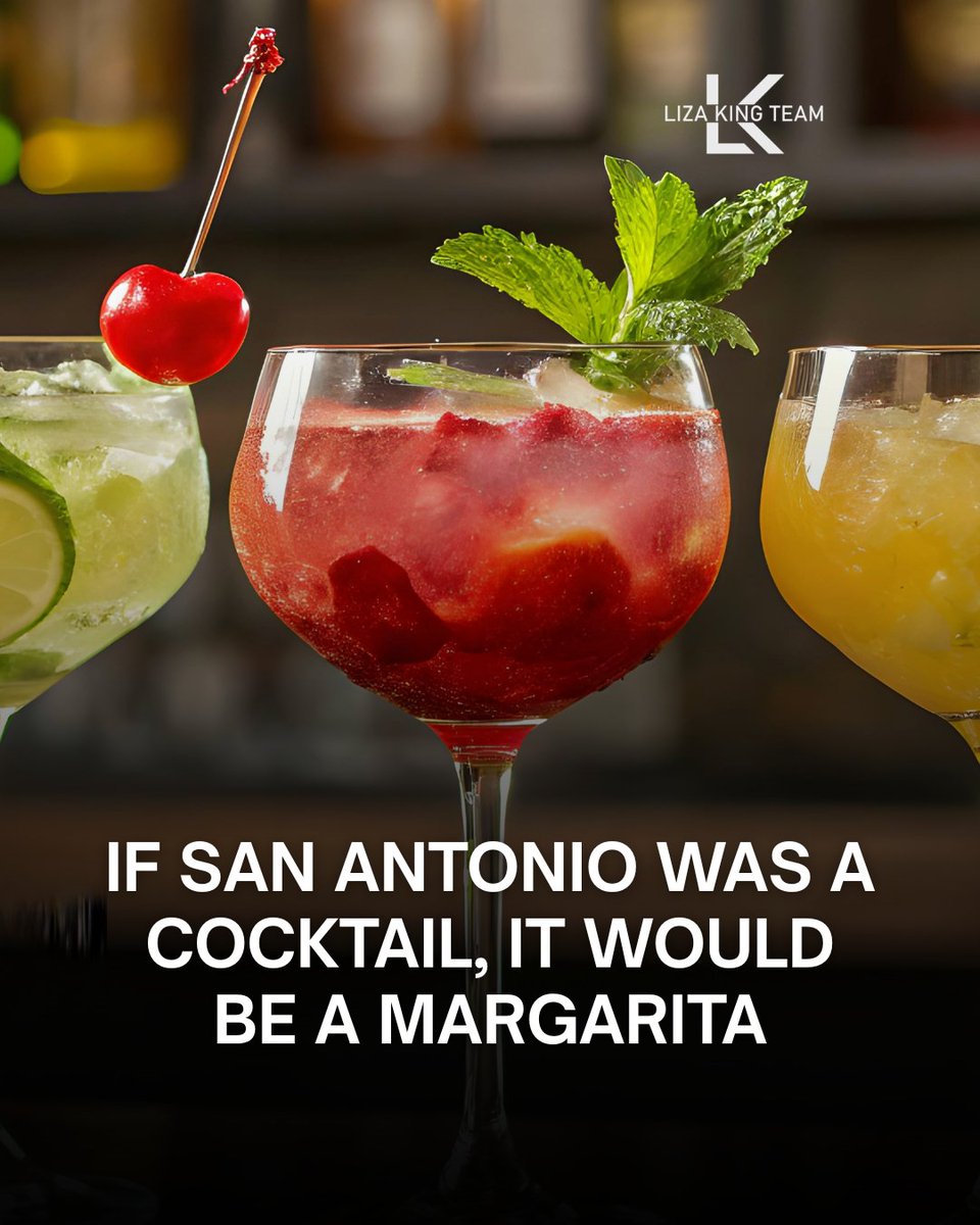 lizaking's tweet photo. Today is World Cocktail Day.
 Did you know the signature cocktail of San Antonio is a Margarita?
What do you think it should be? https://t.co/dKMaELumD3