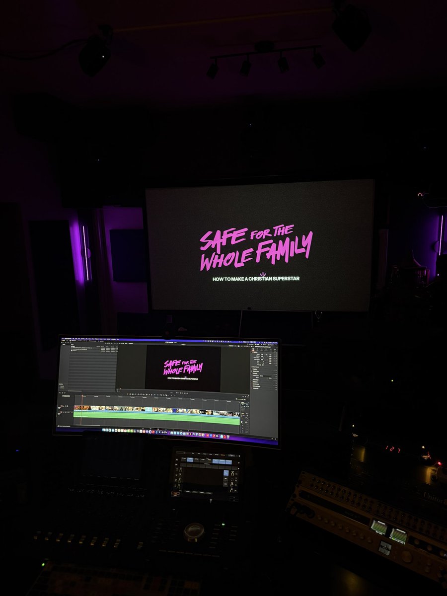CCMsuperstar's tweet photo. We’re almost there.

The latest cut of Safe for the Whole Family is close to being locked, then we move into GFX, color, and final sound mix. We’re also actively submitting to film festivals right now.

Really appreciate everyone’s patience as we finish this independently. https://t.co/RVImAVLZao