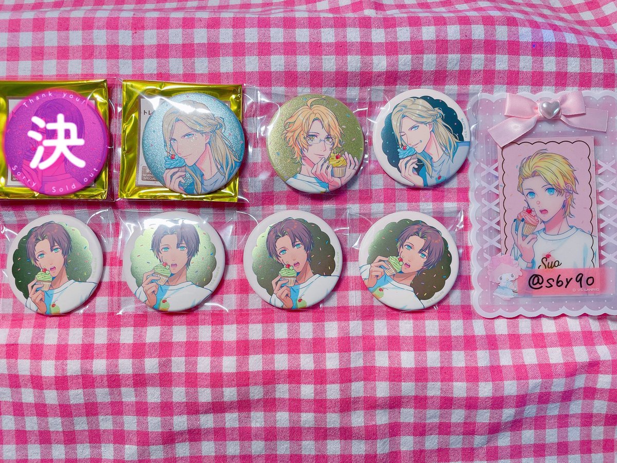 s6y9o's tweet photo. 【交換】うたプリ BGS 缶バッジ be my cupcake 

譲：那月、セシル、カミュ

求：同種翔

渋谷、マルイMODI、都内手渡し可能
郵送要相談

お気軽にお問い合わせください！ https://t.co/NHPB6xQMWz