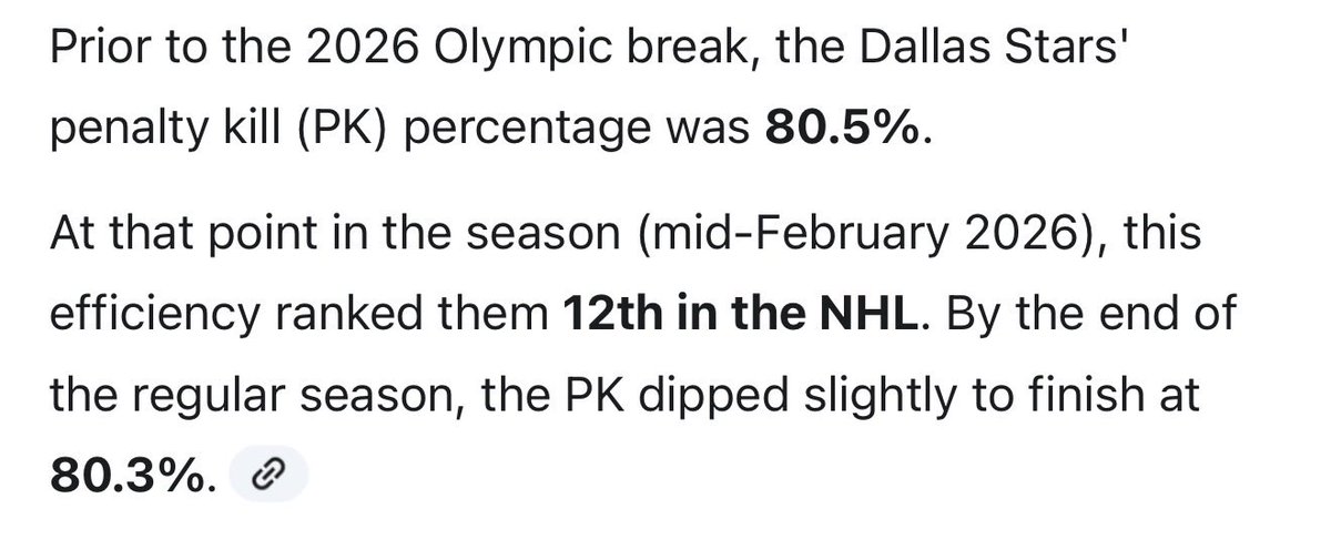 Dauer53's tweet photo. @UncleD_904 @Lassimak @dmn_stars Faksa came back April 13 vs Toronto for the final 8 regular season games. https://t.co/Mz2Hlew82S