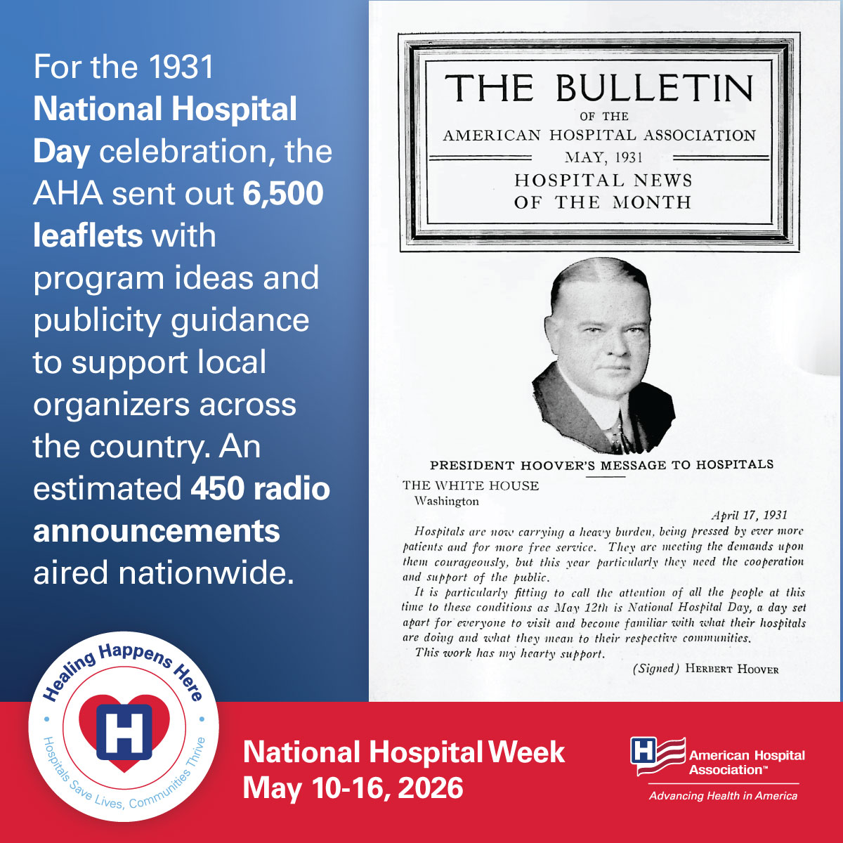 American Hospital Association tweet media