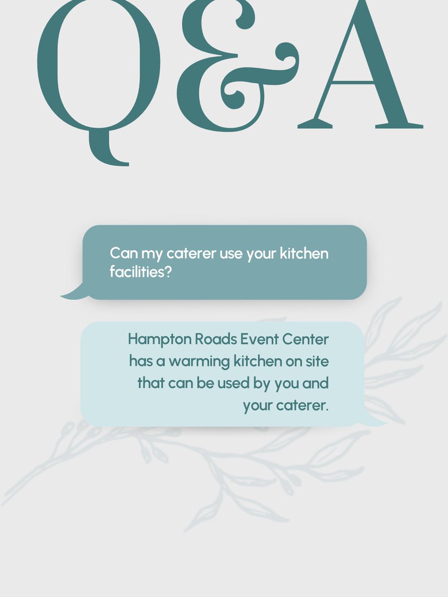 HR_EventCenter's tweet photo. Planning your event should feel easy and stress-free. 🤍

Our warming kitchen is available for you and your caterer to use during your event to support smooth preparation and service. ✨

🖥️ | https://t.co/qd7rNH7Nqi
📱 Texting Preferred | (757) 204-1356 https://t.co/bvOJ97PI8A